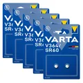 Produktbild: 5x 2er Blister Varta Knopfzelle Silver Oxide V364 SR60 1,55 V Batterien 364