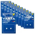 Produktbild: 10x 2er Blister Varta Knopfzelle Silver Oxide V364 SR60 1,55 V Batterien 364