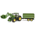 Produktbild: Bruder, John Deere 7930 mit Anhänger 3055/3155, 80,5x17,5x20 cm, 3 Teile
