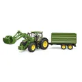 Produktbild: Bruder John Deere 7r 350 mit Frontlader und Transportaanha