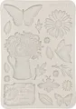Produktbild: Stamperia Silikonform A5 Daisy Art Blumen Schmetterling Form 21x15 cm