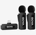 Produktbild: BOYA Mini-Mikrofonsystem mit Geräuschunterdrückung für iOS-Geräte