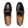 Produktbild: GUCCI Chain Slip-On Loafers Mokassin Kettenverzierung im Palladium-Ton mit Miniatur-Interlocking schwarz 41 EU