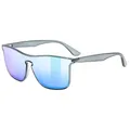 Produktbild: Uvex heyday - Sportbrille für Damen und Herren - 100% UVA-, B, C Schutz - Schutz vor IR-Strahlung - mirror - transparent smoke/blue mirror - one size