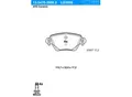 Produktbild: ATE Bremsbelagsatz, Scheibenbremse 13047039882 für Ford JAGUAR RENAULT