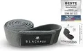 Produktbild: BLACKROX Fitnessband Lang BANDOROX Widerstandsband Resistance Band für Männer und Frauen Yoga Krafttraining Pilates Fitness Hüftband Beine, anthrazit