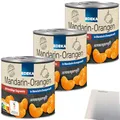 Produktbild: Edeka Mandarin-Orangen kernlos in Mandarin-Orangensaft 3er Pack (3x300g Dose) + usy Block
