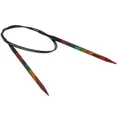 Produktbild: Wolle Kreativ! Lana Grossa - Rundstricknadel Design-Holz multicolor 2021 80/3,0