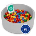 Produktbild: Selonis Bällebad Kinder 90x30cm Bällepool für Baby 200 Bälle Enthalten
