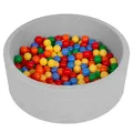 Produktbild: Selonis Bällebad Bällepool Für Baby Kinder 90X30cm/200 Bälle Rund