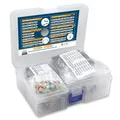 Produktbild: 1390 Stück Elektronisches Komponenten Kit, mit LEDDioden, Metallschichtwiders...