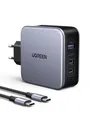 Produktbild: UGREEN Nexode 140W USB C Ladegerät PD 3.1 Netzteil GaN 3-Port Power Adapter kompatibel mit MacBook Pro 16