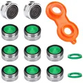 Produktbild: 10er Set Strahlregler M24 - Hochwertige Mischdüse mit ABS-Filter für Wasserhähne