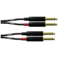 Produktbild: Cordial Audio-Kabel, CFU 6 PP Doppel-Klinkenkabel 6 m - Audiokabel