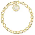 Produktbild: THOMAS SABO Perlenarmband Thomas Sabo Charm Armband X0287-427-39 Silber vergoldet Charmista Coin goldfarben