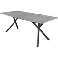 Produktbild: Esstisch Tener MDF in Betonoptik, Industrial Design, Grau, für 6–8 Personen, 190 x 90 cm