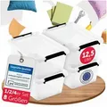 Produktbild: BOXXivo Aufbewahrungsbox Aufbewahrungsboxen mit Deckel BPA-freie & lebensmittelechte Boxen (4 St), Plastikbox mit Deckel - robuste & stapelbare Aufbewahrungsboxen 12.5 l