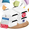 Produktbild: BOXXivo Aufbewahrungsboxen mit Deckel 12,5l im 4er Set - BPA-freie & lebensmittelechte Boxen Aufbewahrung - Stapelboxen mit Deckel - stapelbare Aufbewahrungsboxen - Aufbewahrungsbox durchsichtig