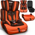 Produktbild: KIDUKU® Autokindersitz Kinderautositz Autositz Kindersitz 9-36kg Gruppe 1+2+3 Braun/Orange