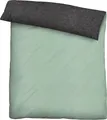Produktbild: Biberna Melange Flanell Wendebettwäsche 840500 155x220 cm + 80x80 cm mint