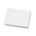 Produktbild: herlitz Karteikarten A8 7,5 x 5,2 cm, liniert, weiß, 120g/m2, 200 Stück, für Schule, Studium & Büro