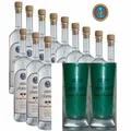 Produktbild: Ouzo Plomari aus Lesvos 12x 0,7l / 40% gratis 2 Longdrinkgläser