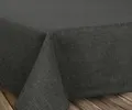 Produktbild: BEAUTEX fleckenabweisende und bügelfreie Tischdecke - Tischtuch mit Lotuseffekt - Tischwäsche in Leinenoptik, Eckig 130x300 cm, Dunkelgrau