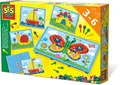 Produktbild: SES Creative 14898 14898-Mosaikbrett mit Vorlagen, Geel, Mittel Mode (US IMPORT)
