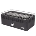 Produktbild: Aktive 63004 - Tragbarer Holzkohlegrill, wiederaufladbar, batteriebetrieben, rauchfrei, schwarz, rechteckig, Tropfschutz, Maße 45x28x19cm, inkl. Tragetasche, Terrassen-, Balkongrill