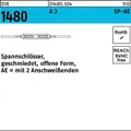 Produktbild: Spannschloss DIN 1480 offen 2Anschweißenden SP-AE M12 A 2 1 Stück