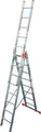 Produktbild: KRAUSE Vielzweckleiter Tribilo, Alu, 3x8 Sprossen, Arbeitshöhe ca. 605 cm