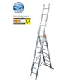 Produktbild: KRAUSE Tribilo 3x8 Sprossen + Treppenfunktion - MONTO Vielzweckleiter | Neue Norm - Art-Nr: 129741