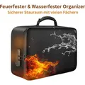 Produktbild: Dokumententasche Organzier mit Schloss 36x27x10cm,Schutz für Wertsachen - sicherer Schutz für wichtige Unterlagen, robust, für Zuhause & Büro