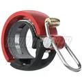 Produktbild: Knog Oi Luxe Small Fahrradklingel, 22.2mm, black/red