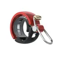 Produktbild: Knog Fahrradklingel Knog Fahrradklingel Oi Luxe klein 22.2mm schwarz rot