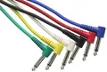 Produktbild: Stagg SPC030L E S Serie 30 cm Patchkabel 6,3 mm Winkel Mono Klinke 6er Pack