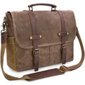 Produktbild: Herren Umhängetaschen Aktentasche Laptoptasche Wasserdichte Canvas Groß Arbei...