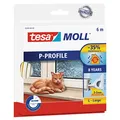 Produktbild: tesa tesamoll P-Profil Fenster-Dichtungsband weiß 9,0 mm x 6,0 m 1 St.