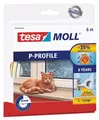 Produktbild: tesa Dichtungsbänder P-Profil 9 mm x 6 m weiß