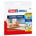 Produktbild: Tesa - Dichtungsstreifen moll® P-Profilgummi 6mx9mm weiß