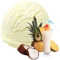 Produktbild: Pina Colada Geschmack Eispulver Softeispulver 1:3 - 1 kg