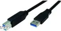 Produktbild: Bachmann 917.1205 USB Kabel 1 m USB 3.2 Gen 1 (3.1 Gen 1) USB A USB B Schwarz (917.1205)