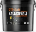 Produktbild: DTP-SOFT Kaltasphalt 25 kg im Eimer | 25 kg Kaltasphalt 0-8 mm Asphalt zur Reparatur Kaltasphalt 25 kg