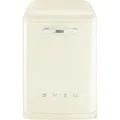 Produktbild: Smeg LVFABCR3 Standgeschirrspüler Creme 60cm 50's Retro Style