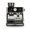 Produktbild: BEEM ESPRESSO-GRIND-EXPERT Premium Espresso-Siebträgermaschine mit Mahlwerk | 2-Thermoblöcke | Extraktions- und Mahlzeitanzeige, Edelstahl, Silber-schwarz