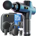 Produktbild: HELDENWERK Massagepistole inkl. 7 Massageköpfen & 30 Geschwindigkeiten, mit USB-C Anschluss und Hitzekopf I Muskel Massagegerät, Massagegun, Muskelmassagepistole, Muskelpistole