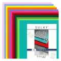 Produktbild: SULKY Felty - Stickfilz 12 Bögen (Polyester/ 1,5 mm/ bunt) Filz nähen
