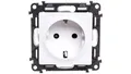 Produktbild: VALENA LIFE gniazdo 2 P+Z z przesłoną, białe 16 A – 250 V, 753120