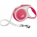 Produktbild: FLEXI Rollleine New COMFORT Gurt - 5m, bis 60kg - rot