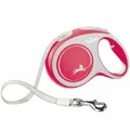Produktbild: FLEXI Rollleine New COMFORT Gurt - 5m, bis 60kg - rot